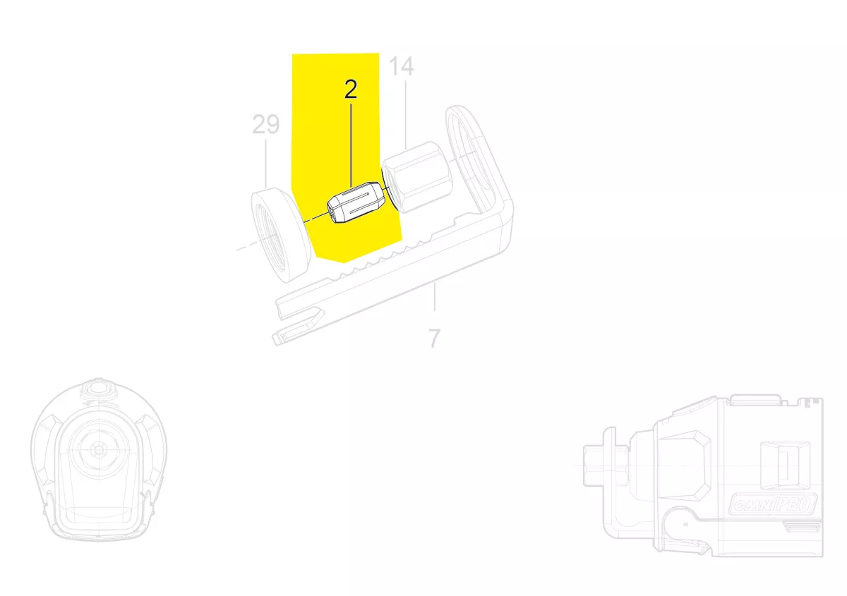 pince de serrage Ø3,2mm réf. 4931453363 AEG